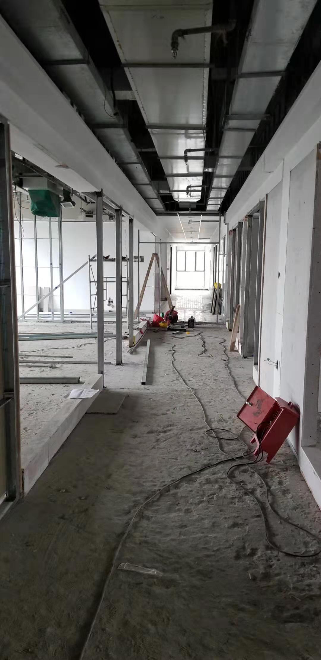 繼遠軟件園五樓辦公區弱電系統近日正式開工!